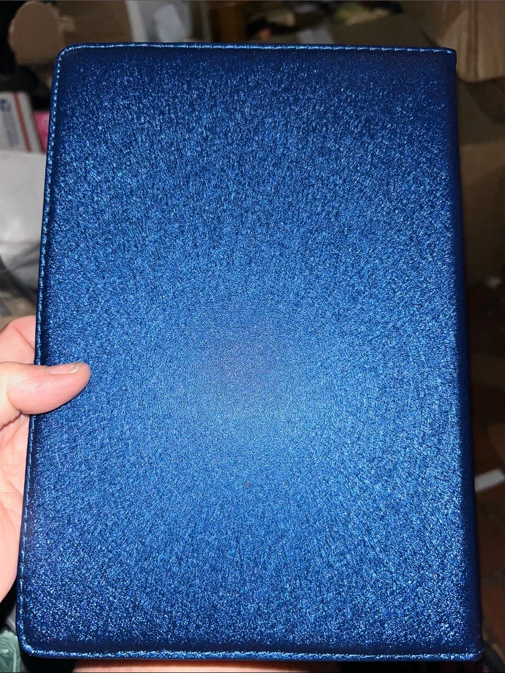 Pivot Folio Tablet Case in Metallic Navy Blue